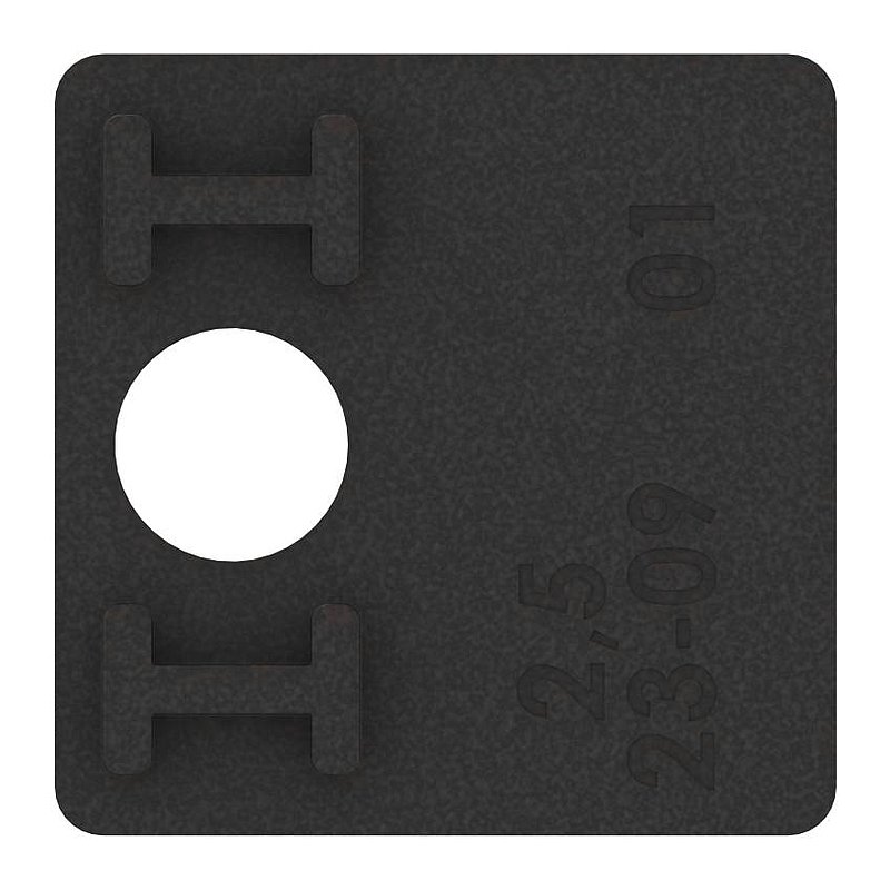1 Paar Gummi für Mod. 36, für VSG-Glas 12,76mm