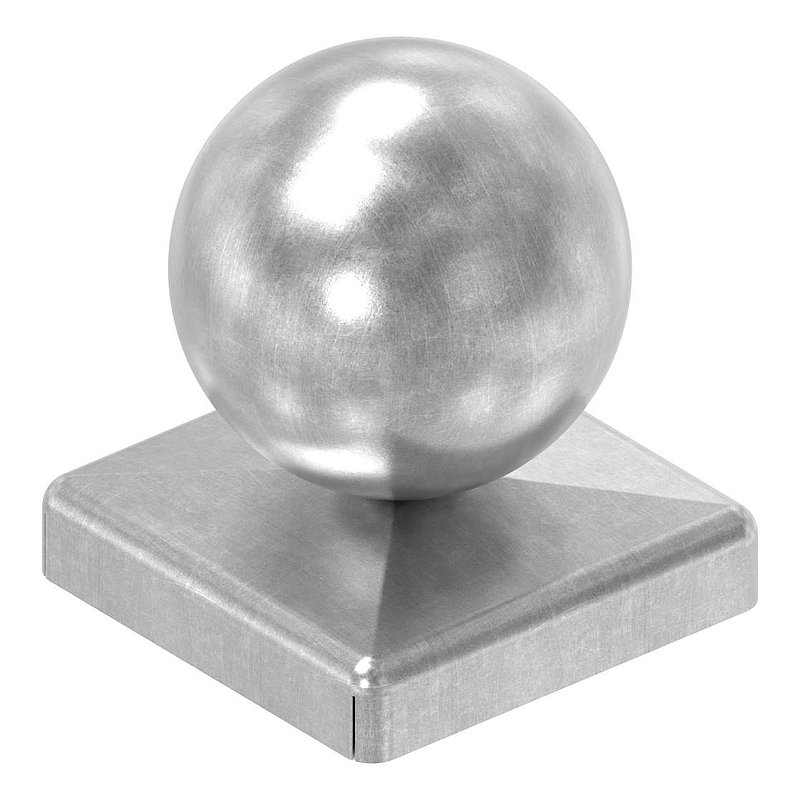 Pfeilerbedecker 40x40mm mit Hohlkugel Ø 40mm