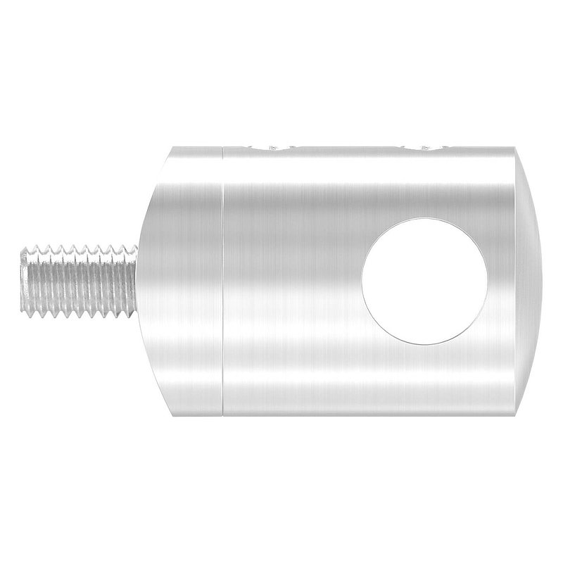 Querstabhalter für 42,4mm Rohr, 10,2mm Bohrung,V2A