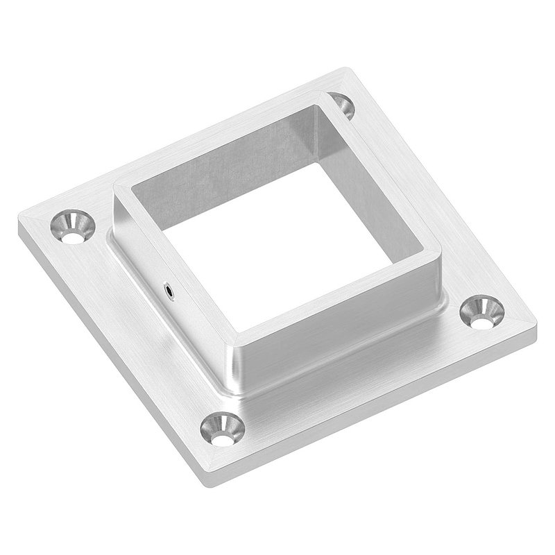 Wand- und Bodenanker, für Rohr 50x50mm, V2A