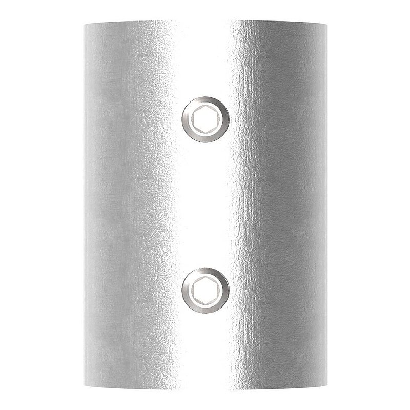 Connecting sleeve for tube 48.3x2.0mm, AISI304