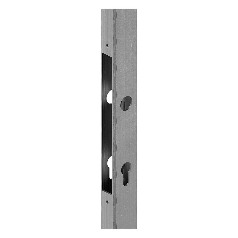 Schlossrohr 40x30 gehämmert, L:2000mm