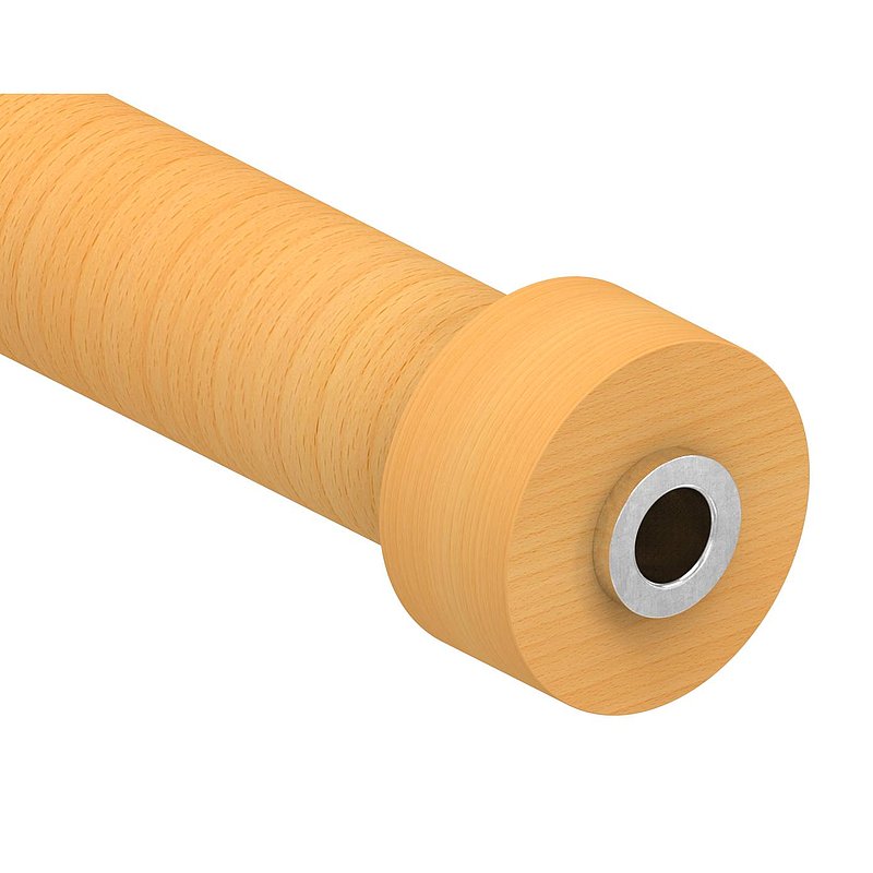 Bohrlehre für Holzhandlauf Ø 42,4mm für Dübel Ø 15mm