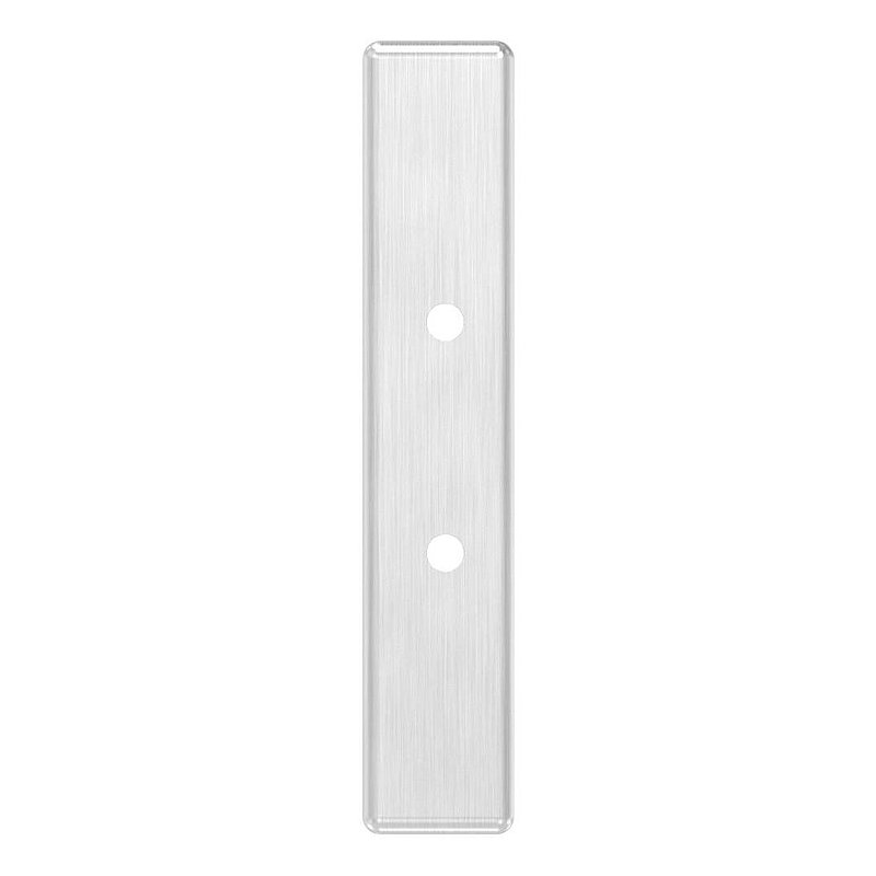 Gâche de serrure rectangulaire, acier inoxydable, avec entraxe 72mm, 30mm, V2A