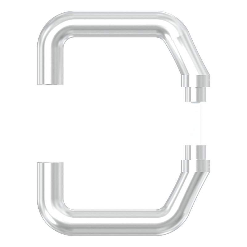 Türdrücker-Paar inkl. Drückerstift 8x8mm, Aluminium