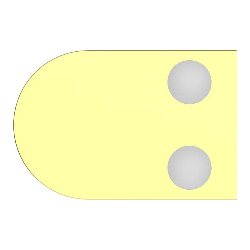Glass clamp mod. 16, connection: 42.4mm, brass