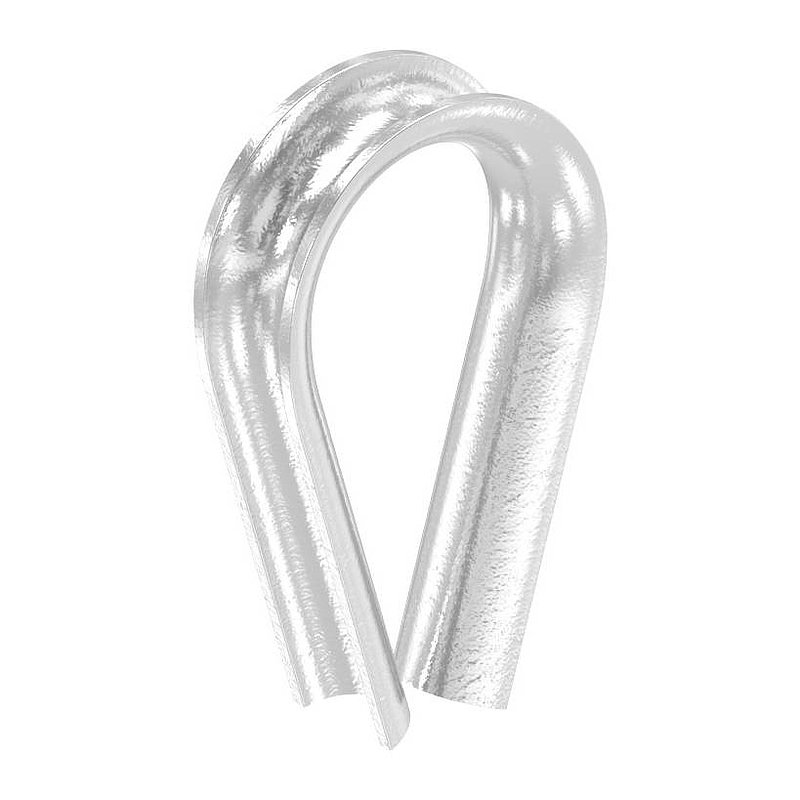 Cosse coeur pour câble 5mm, V4A