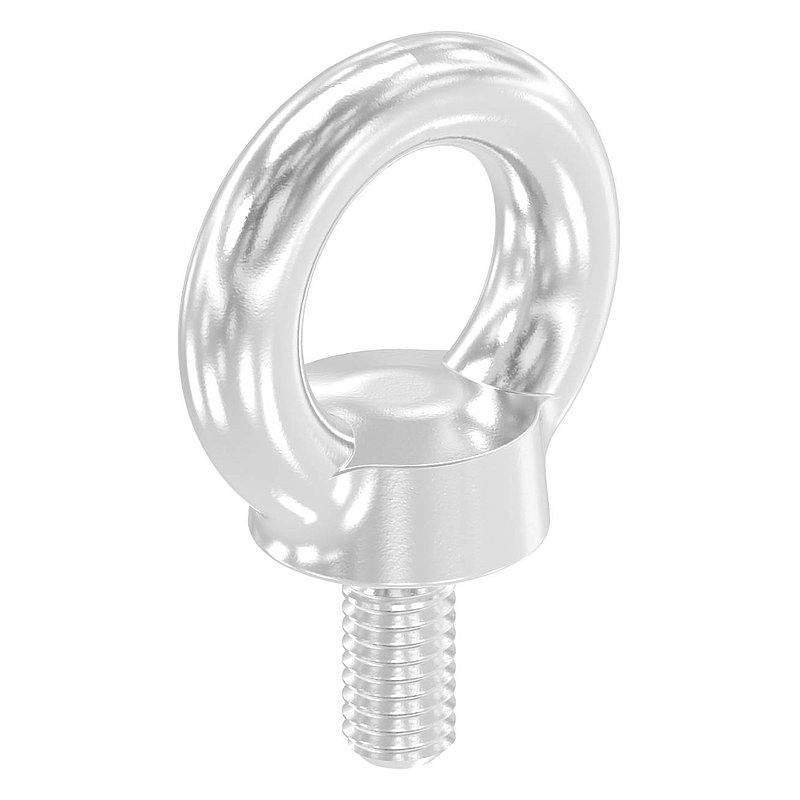 Ringschraube mit Außengewinde DIN 580, Rundeisen: 6mm, V4A