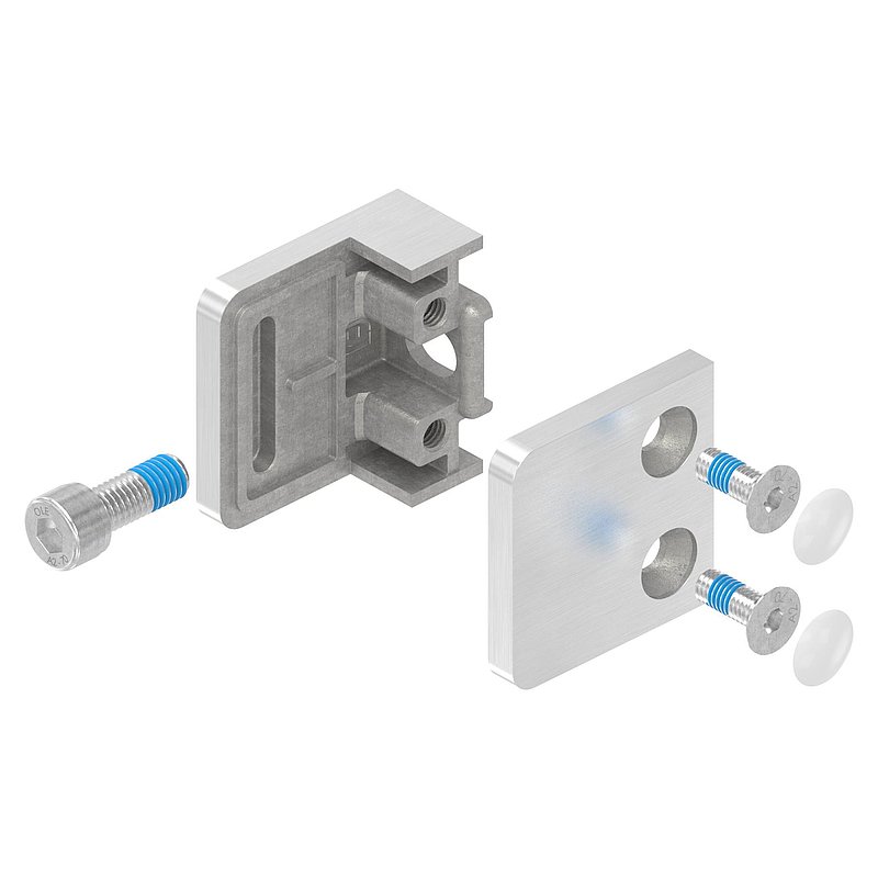 Glass terminal Mod. 11, connection: straight, AISI316