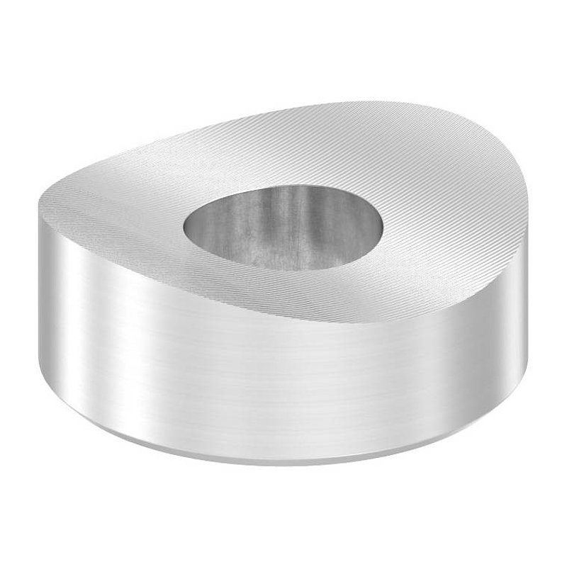 Ausgleichsstück (ohne Senkung) für Rohr 42,4mm, Ø 16mm, V2A