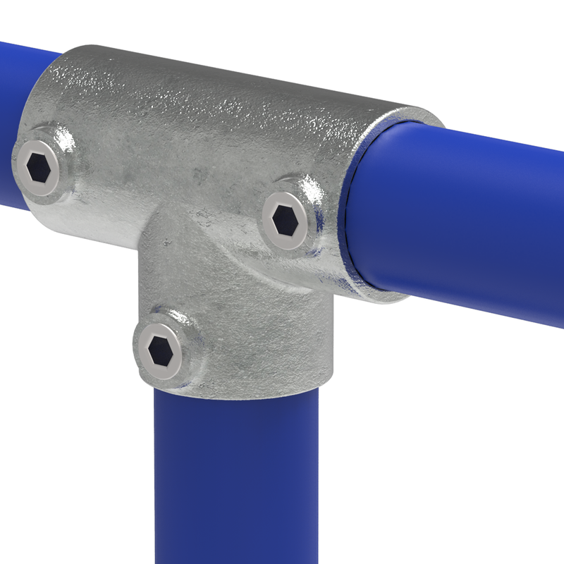 T-Stück lang, für Rohr Ø 33,7mm