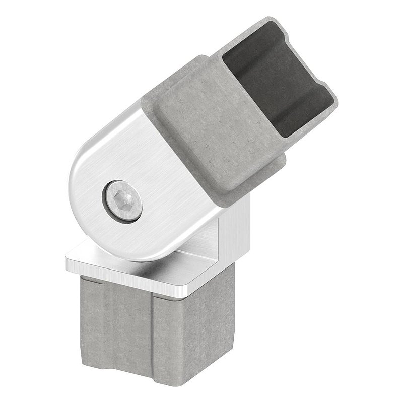 Verbindungsgelenk für Rohr 40x40x3,00mm, V4A