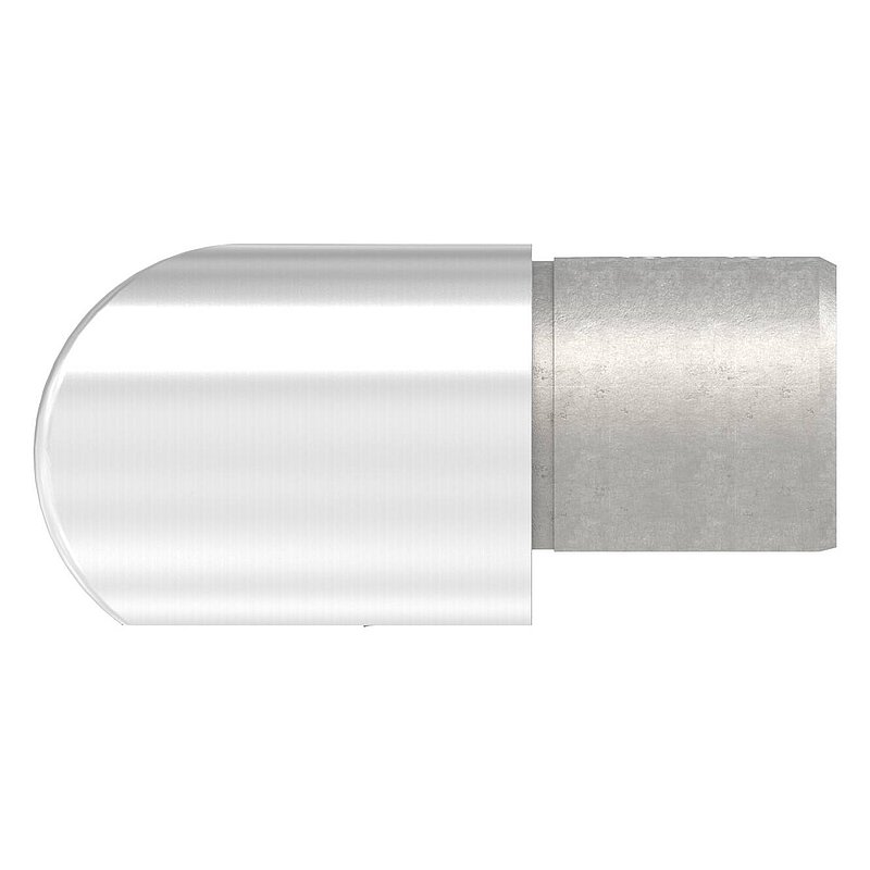 Eckbogen horizontal, für 48,3mm, V4A, Verlaufsecke