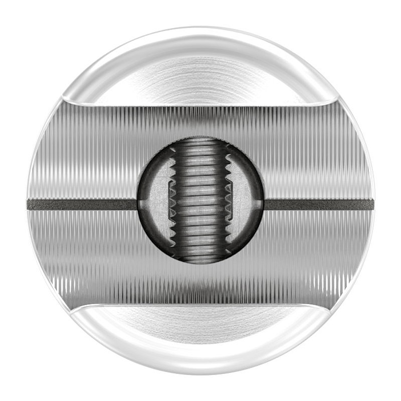 Holder for round clamping profile 18mm Connection: 42.4mm, AISI304