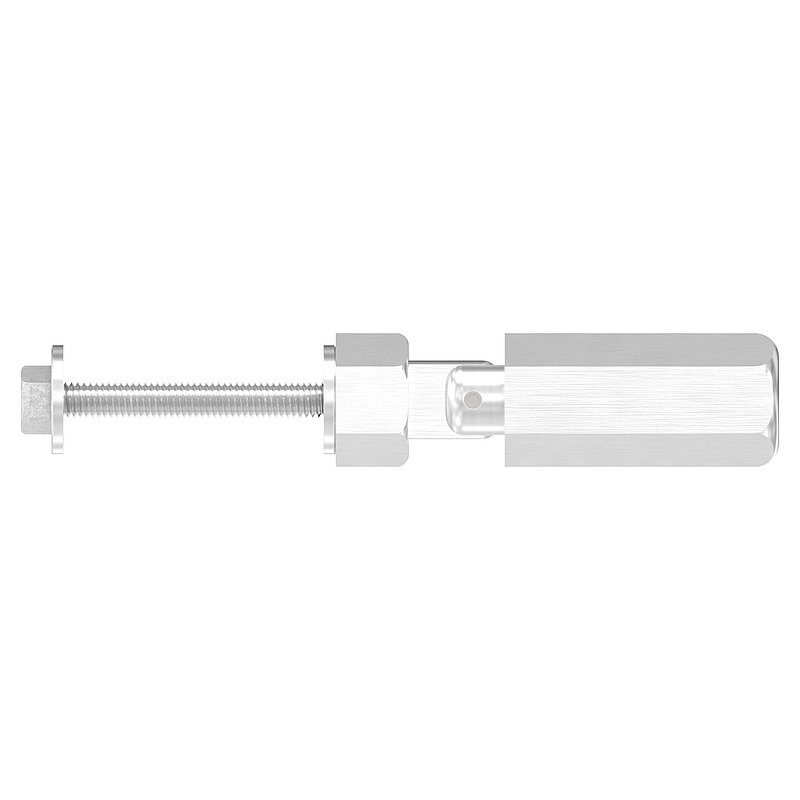 Embout fileté à monter soi-même avec articulation, pour câble 6mm, V2A