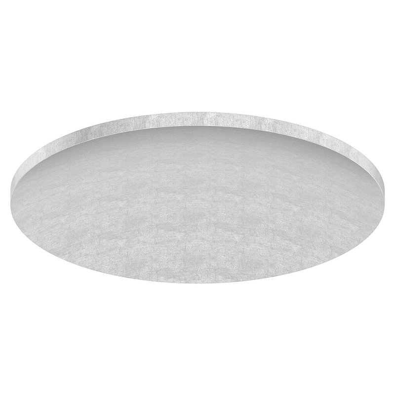 Gewölbte Schale Ø 70x2,5mm, ungeschliffen, V2A