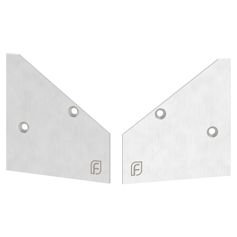 Mounting set glass 21.52mm eleganza canopy, for L: 1805mm