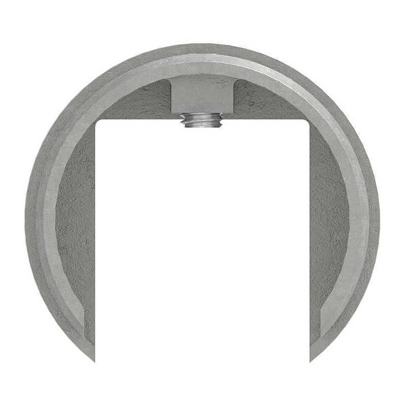 Rohrverbinder für Nutrohr 48,3mm, V4A