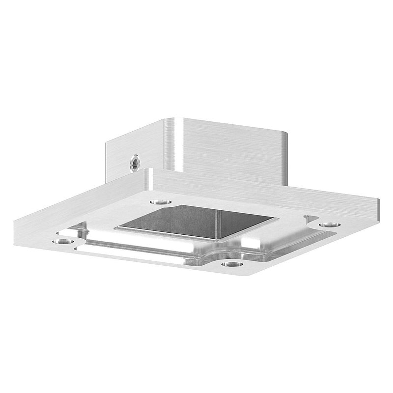 Wand- und Bodenanker, für Rohr 30x30mm, V4A