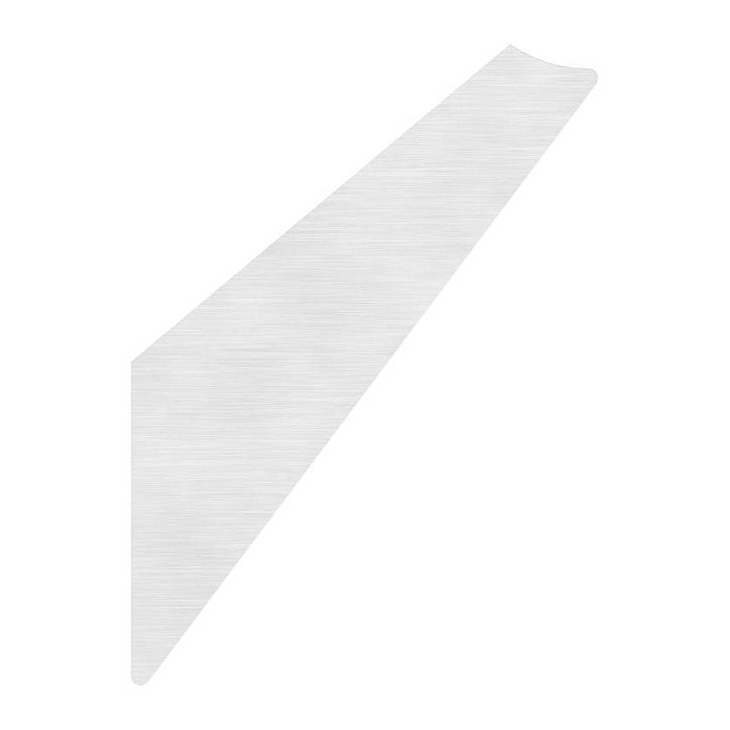 Support effilé pour main courante, 5mm d'épaisseur, V2A