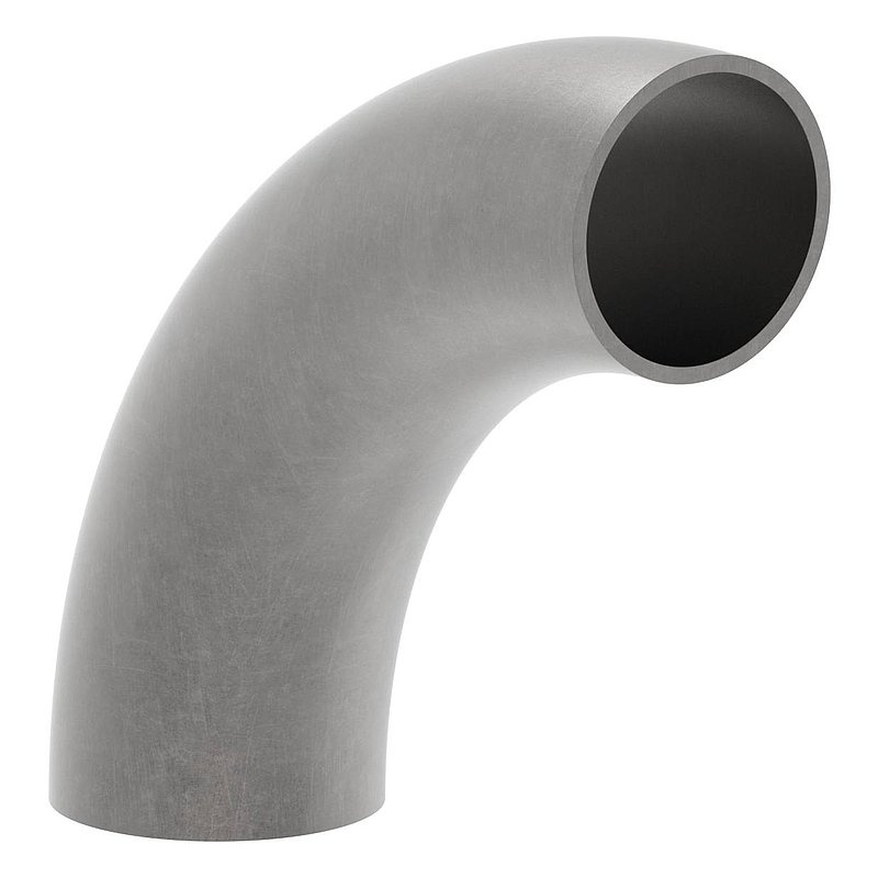 welded curve 90°, 48,3 x 2,6mm, version 5, S235