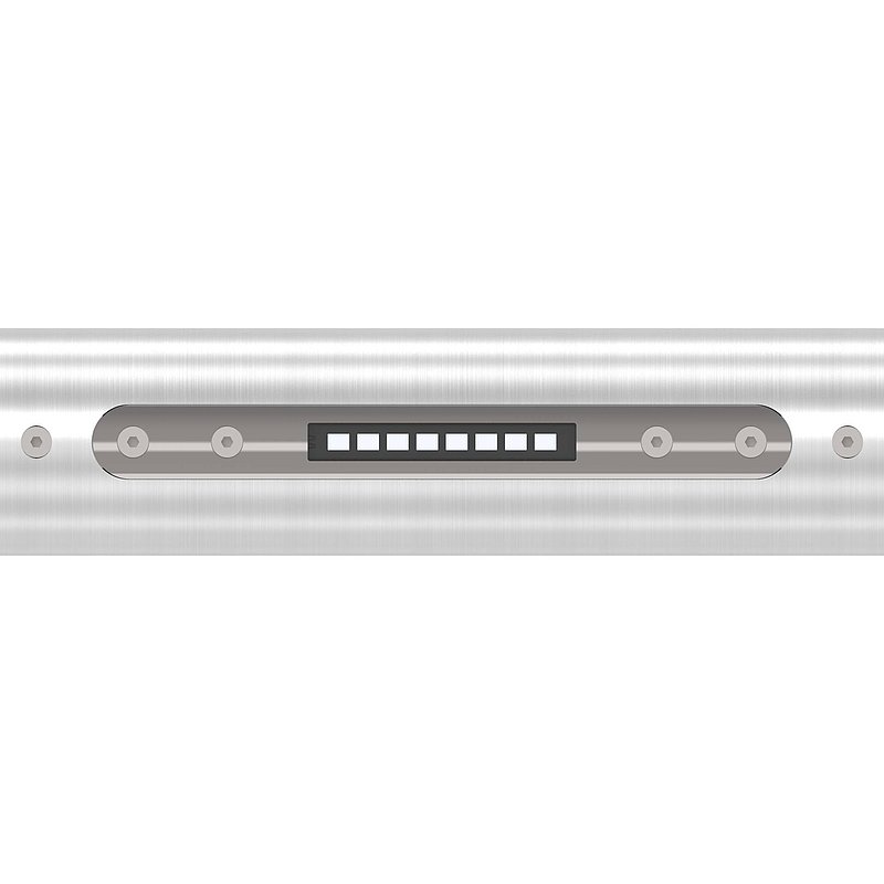 LED Musterhandlauf inkl. 2x LED