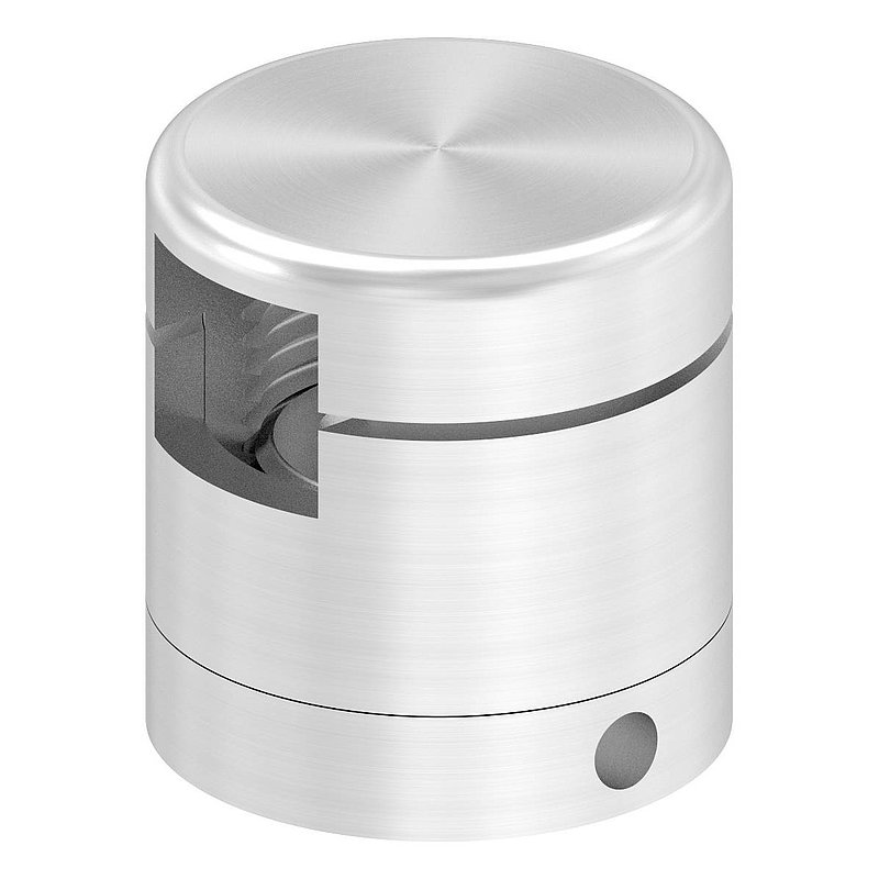 Brenk Grundhalter für Stäbe 12x12mm, ALU