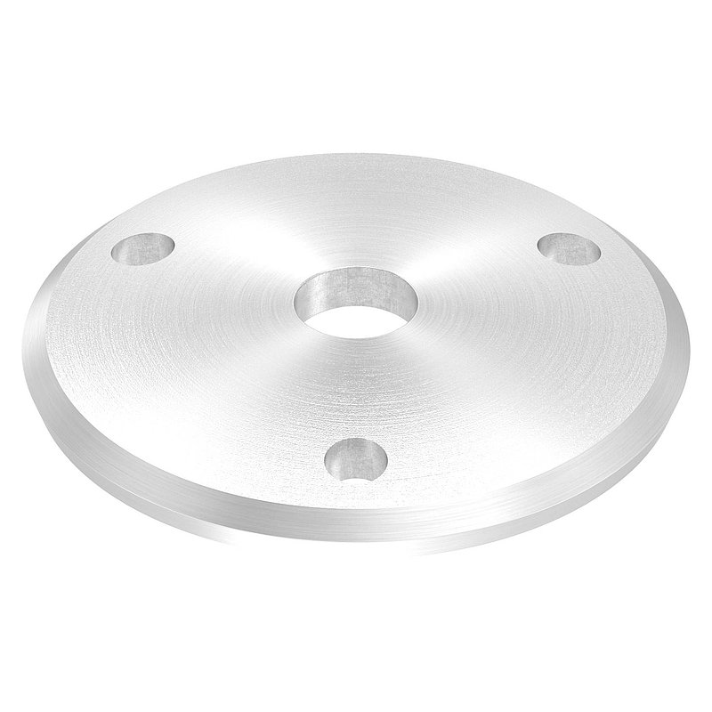 Ronde, Ø 68x5mm, gewölbt, mit Rundschliff, V2A