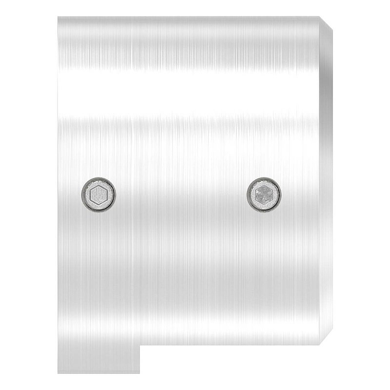 Wall mounting for slotted tube 42.4 mm, left, AISI316