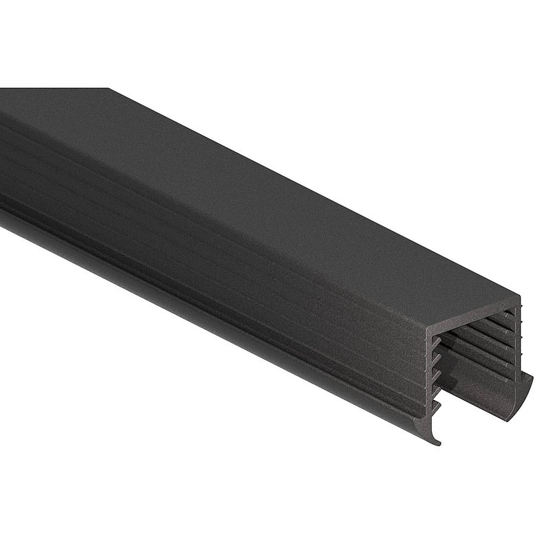 Keildichtung Glas 16,76 – 17,52mm, für Nut 24x24mm, 25m, EPDM