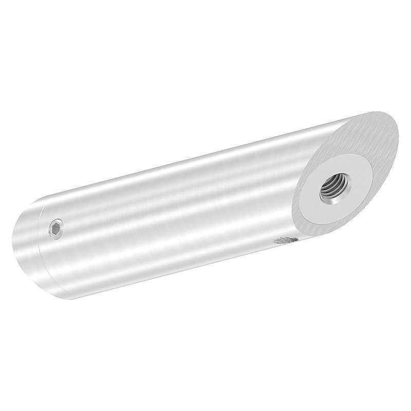 Rohrabstandshalter schräg, für Rohranschluss 42,4mm, V2A