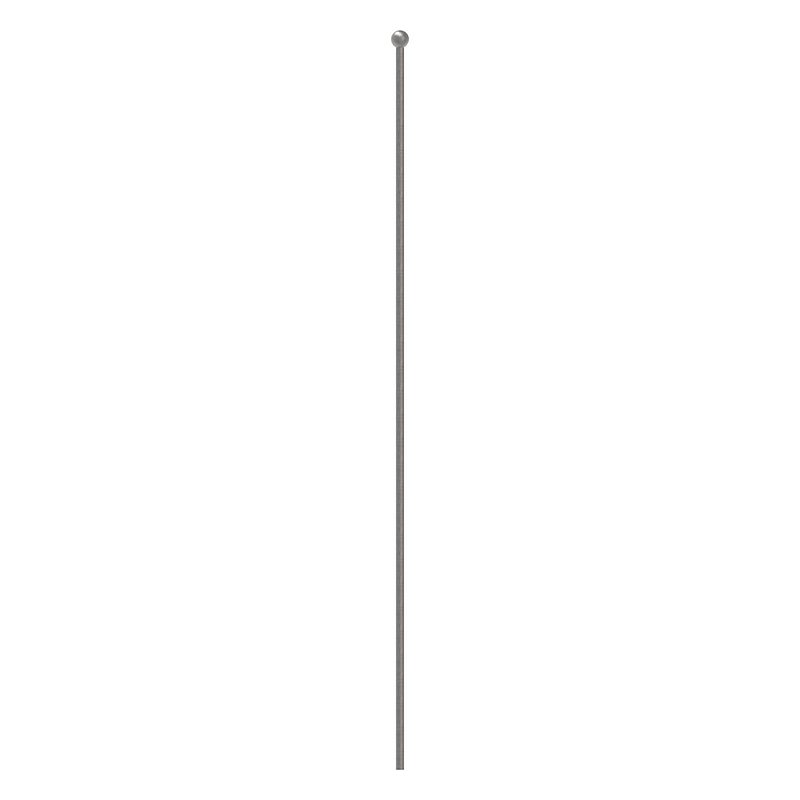 Zaunstab Ø 12mm, H: 1000mm, Kugel 25mm