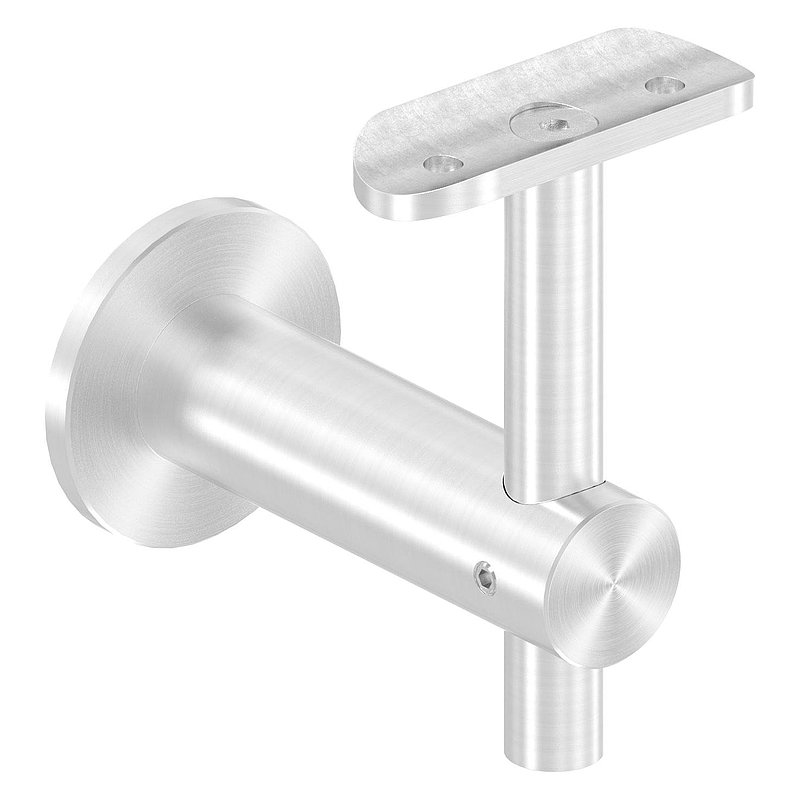 Handlaufhalter mit Handlaufanschlussplatte 42,4mm, V2A