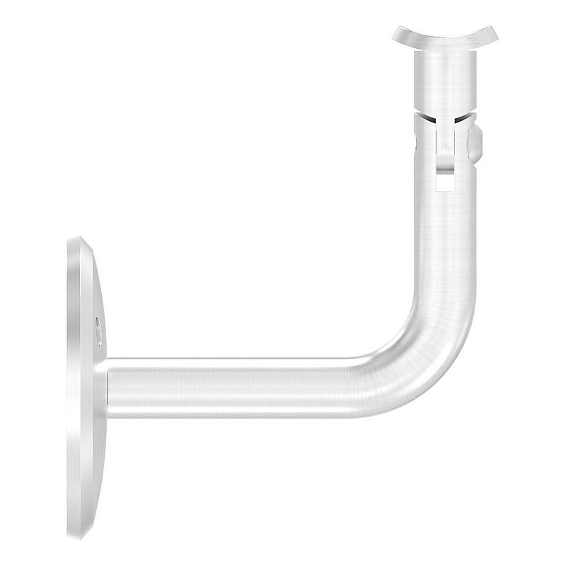 Handlaufhalter mit Gelenk, Handlaufanschlussplatte Rohr 42,4mm (Ronde und Bügel verschraubt), V2A