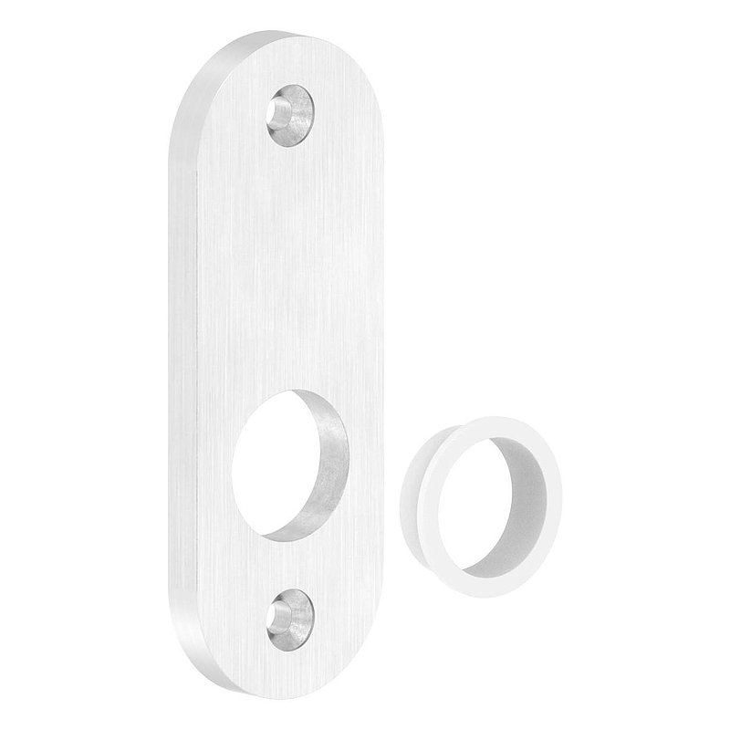 Kurzschild, Abmessung: 32x87x6mm, V2A