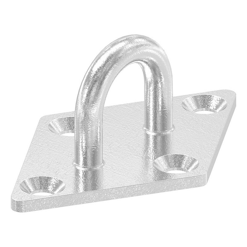 Befestigungsöse mit quadr. Platte V4A