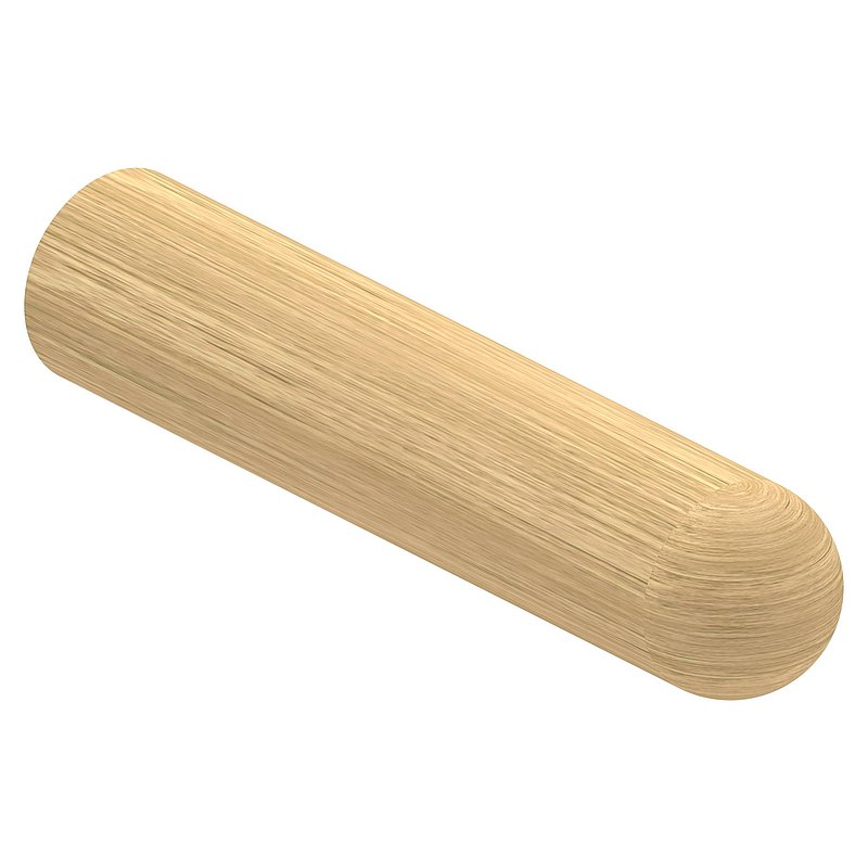 Holzhandlauf Esche Ø 42mm, Länge 200mm, lackiert