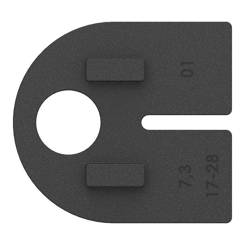 Caoutchouc pour modèle 12, tôle 1,5mm