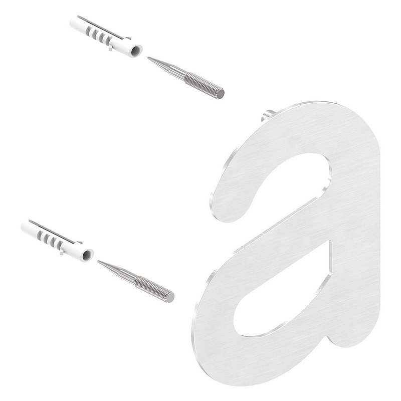 house number a - "small", AISI304