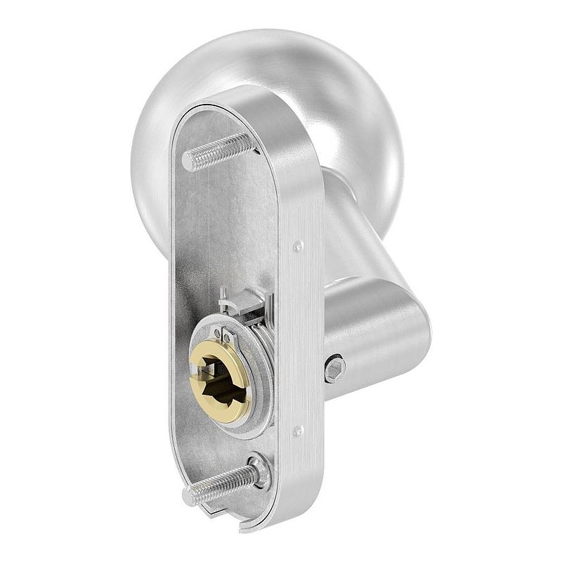 Drückerknopf, Ø 50mm, drehbar, V2A