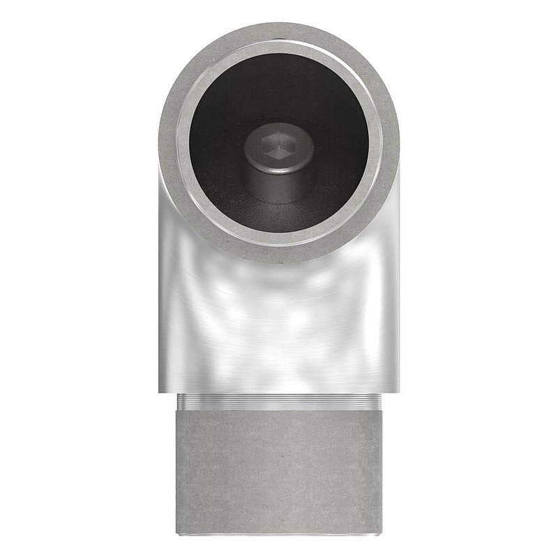Rohrbogen 90°, verstellbar, für Rohr 42,4x3,0mm, V2A