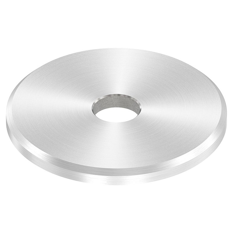 Beilagscheibe 40x3mm mit Fase, Bohrung 8,5mm, V2A