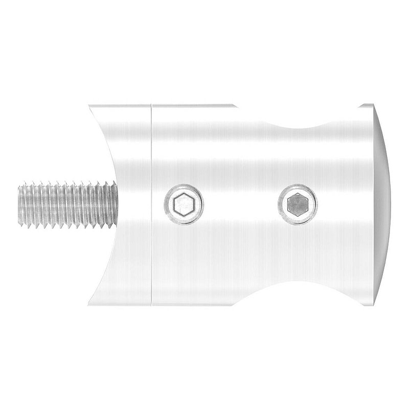 Crossbar holder connection: 42,4mm, with borehole 16,3mm, AISI316