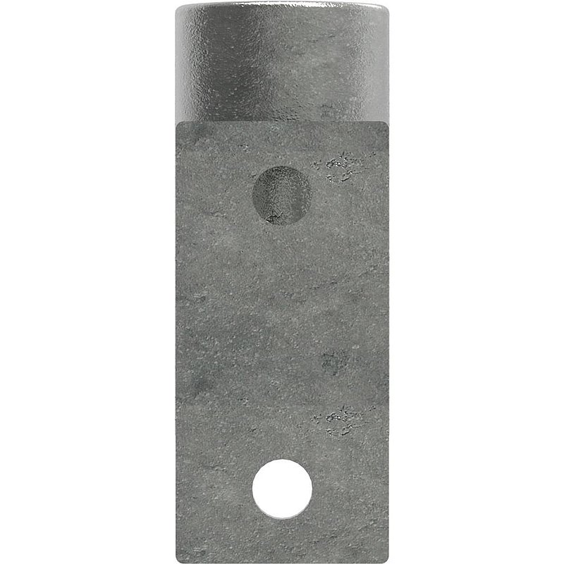Wall bracket with 2 holes, for pipe Ø 42.4 mm