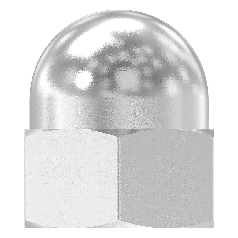 Écrou hexagonal borgne M12, DIN 1587, V2A