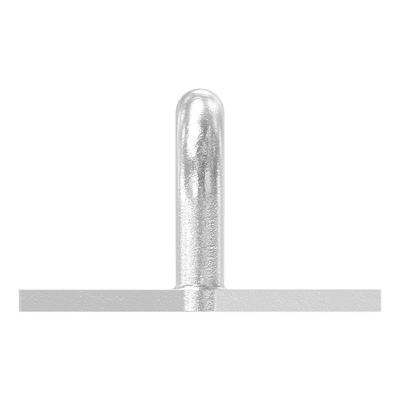 Fixing eyelet with square plate AISI316