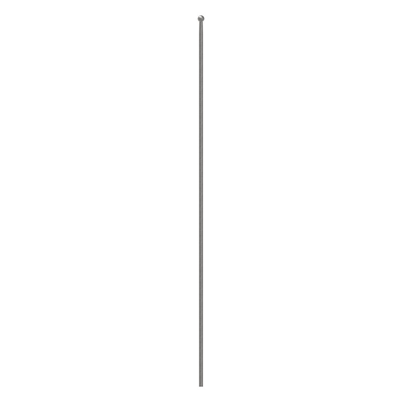 Zaunstab Ø 12mm, H: 1020mm, Kugel 19mm