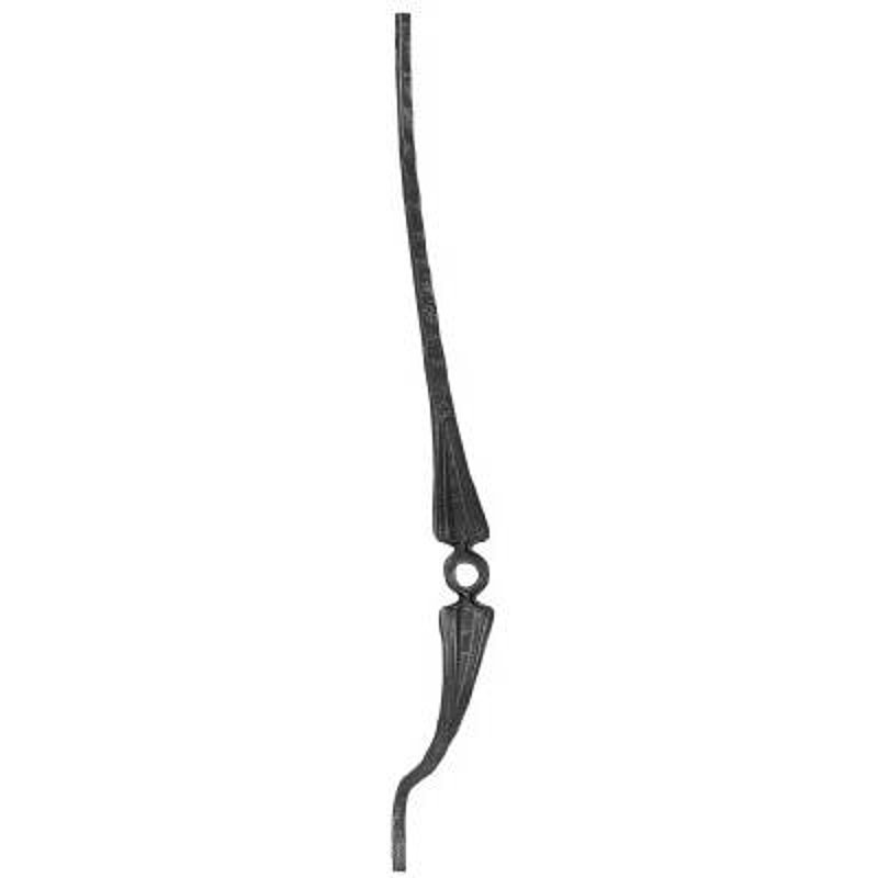 Korbgitterstab 13x13mm, gehämmert, H: 950mm