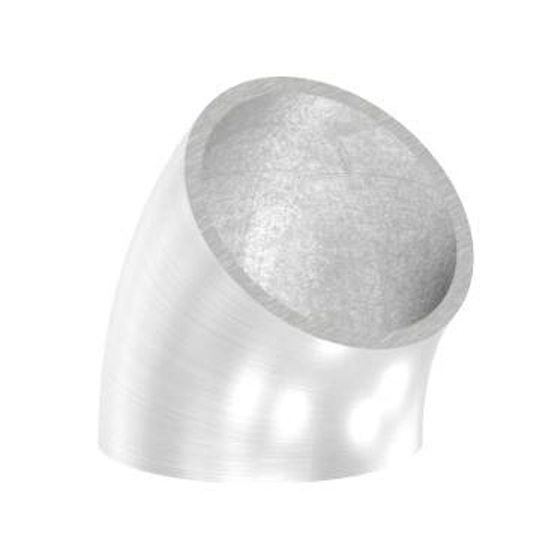 Welding elbow 45°, 33,7x2,0mm, AISI304