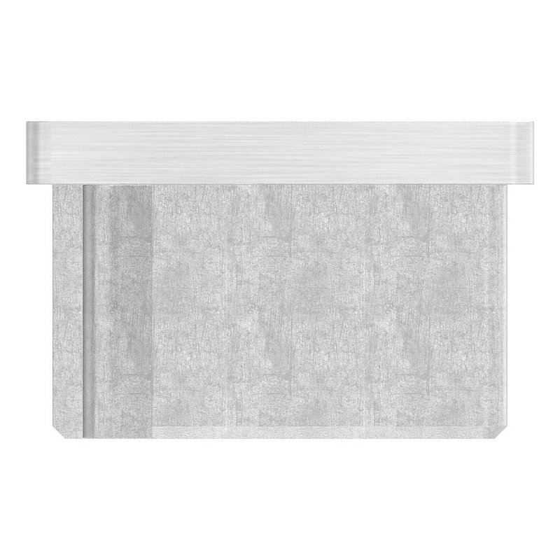 Einsteckkappe, für Rohr 60x40x2,0mm, V4A